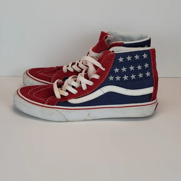 Vans Shoes Vans Sk8 Hi Pro Stars And Stripes Mens Sz 75 Womens